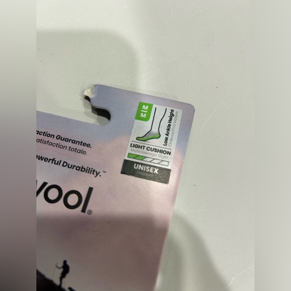 Smartwool Women's Hike Light Cushion Unisex Low Ankle Socks Charcoal NWT - Picture 2 of 6